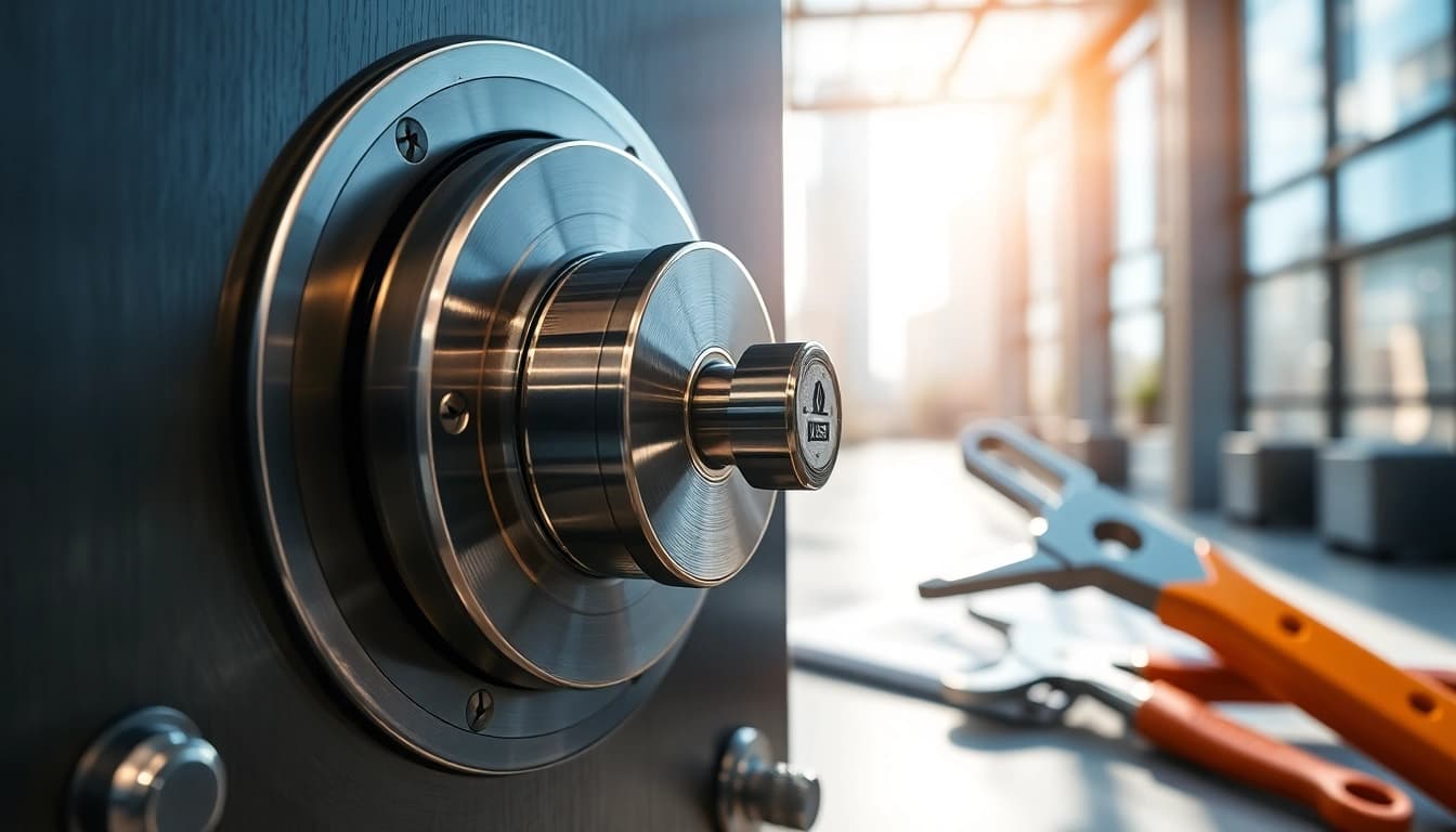 Locksta Mechanismus in moderner Umgebung zeigt innovative Sicherheitstechnik.