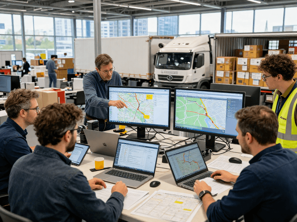 Effizienter Hilfsgütertransport von Dortmund mit professionellem Team bei der Planung.