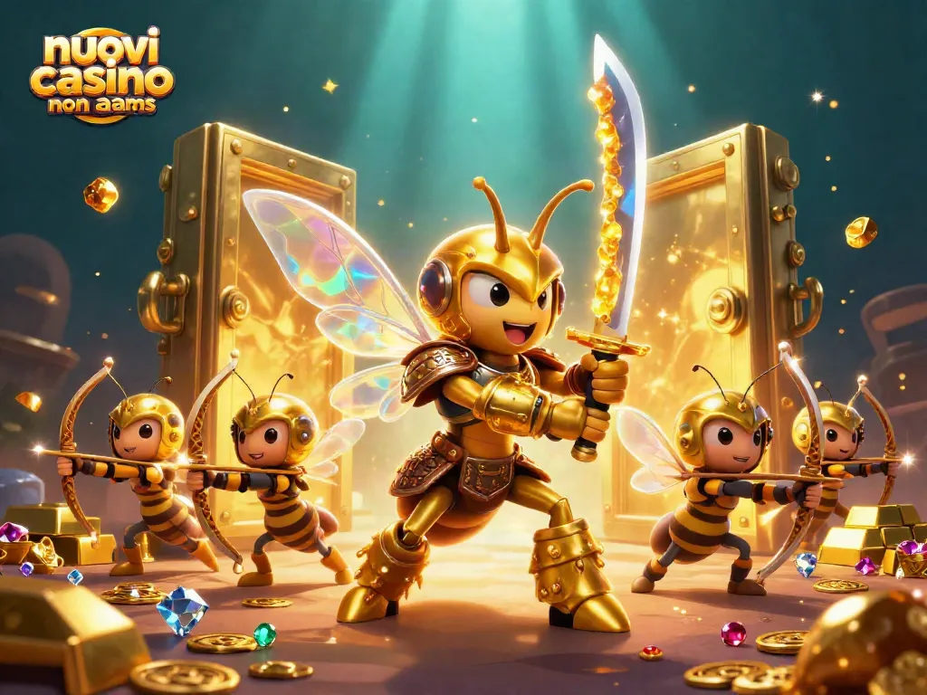 Scopri i nuovi casino non aams con un'illustrazione dettagliata del fantastico mondo del gioco online.