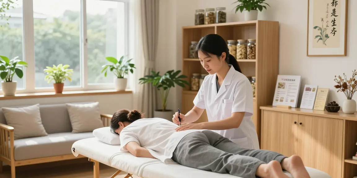 수원한의원 providing holistic treatment in a bright wellness clinic.