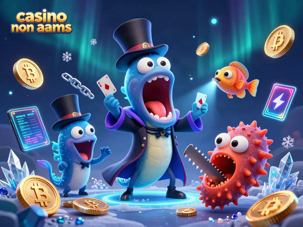 Scopri i vantaggi dei casino non AAMS con un'illustrazione dinamica di gioco d'azzardo online.
