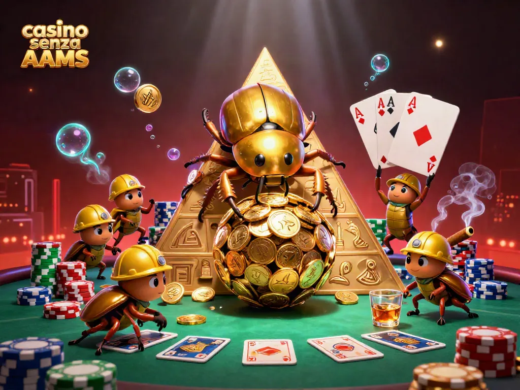 Giocatori che si divertono nei migliori casino senza AAMS con emozionanti giochi e monete dorate.