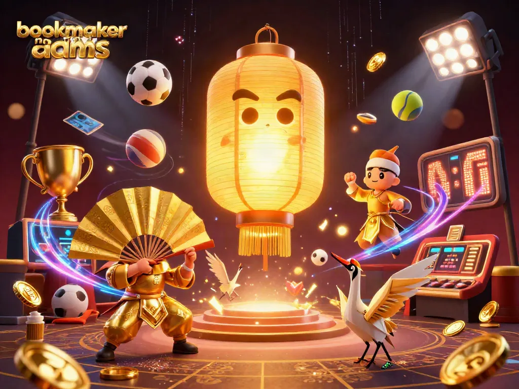 Scopri i migliori bookmaker non AAMS in un'illustrazione 3D che esprime divertimento e avventura nel gioco.