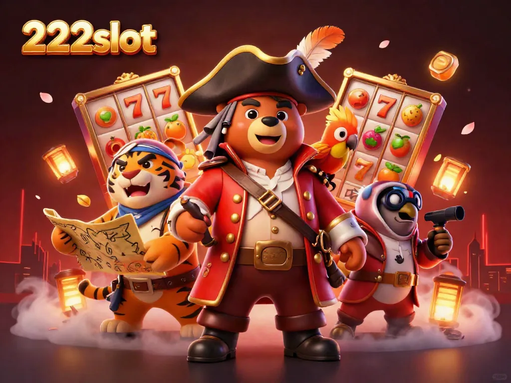 Pemain bersenang-senang di 222slot dengan permainan slot berwarna cerah dan karakter menghibur.