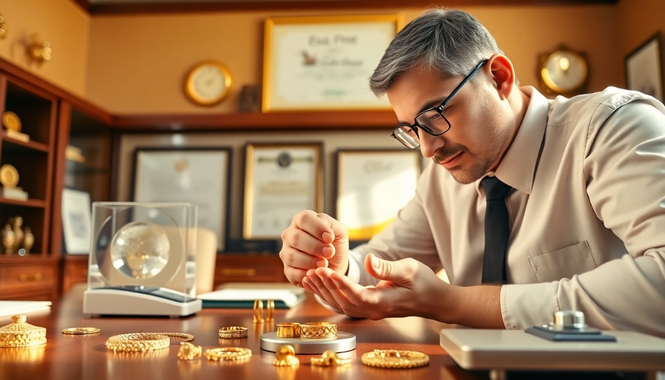 Valuta il tuo oro a distanza con un professionista esperto in un ambiente elegante.