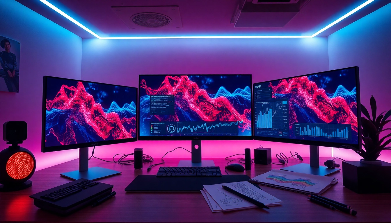 Immersive NSFW AI generation session showcasing vibrant digital art, user engagement.