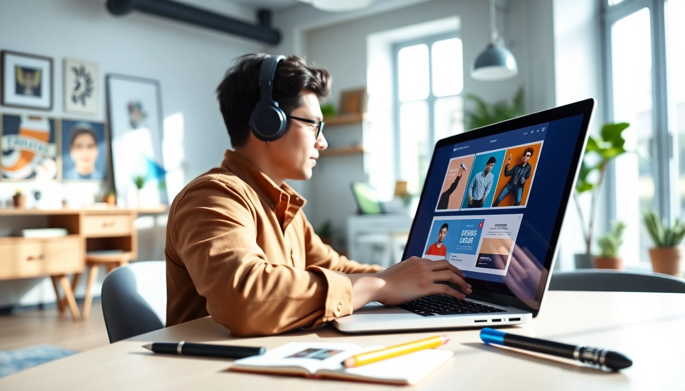 Erstellen von Webdesigns durch Hüsig Webdesign Marketing in einem kreativen, modernen Büro.