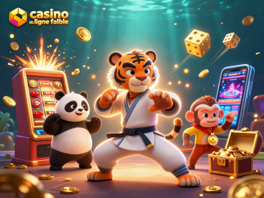 Jouez aux jeux de casino en ligne fiables avec des personnages animés colorés et un jackpot éclatant.