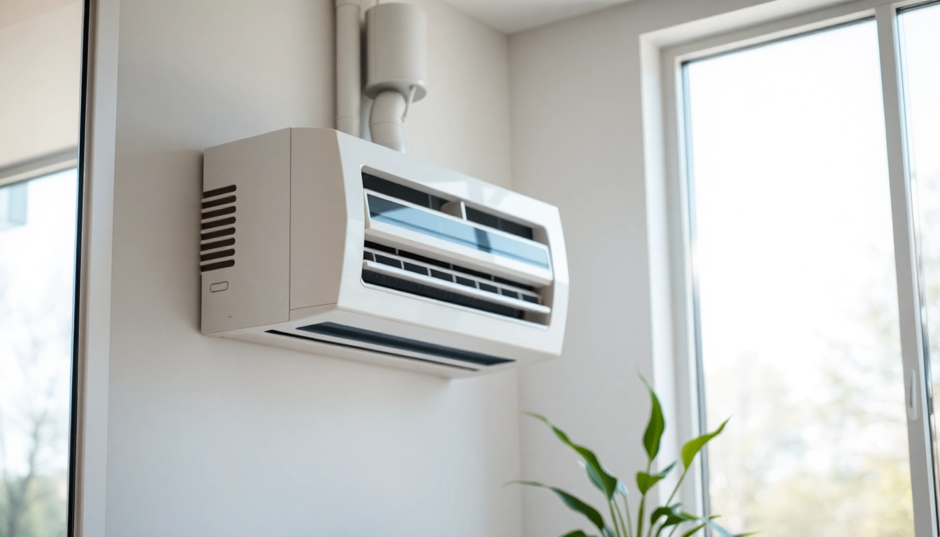 Showcasing energy-efficient HVAC systems highlighting comfort and modern design.