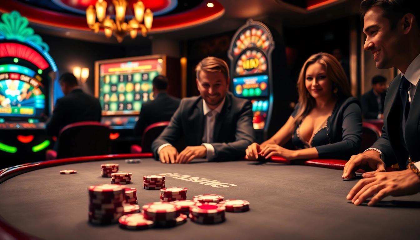 Experience high-stakes gaming at 79king with engaging players at a luxury casino table.