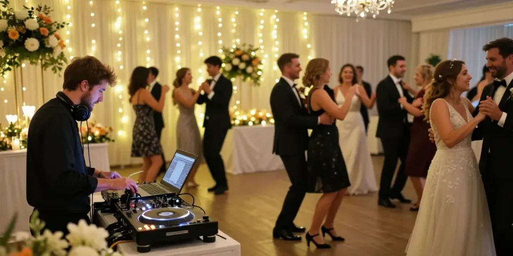 Hochzeit DJ Berlin Brandenburg sorgt für tanzende Gäste in festlicher Atmosphäre