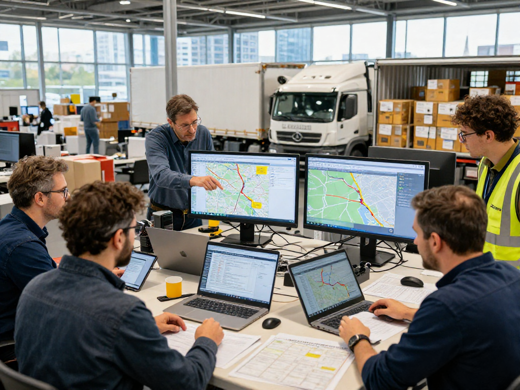 Effizienter Hilfsgütertransport von Dortmund mit professionellem Team bei der Planung.
