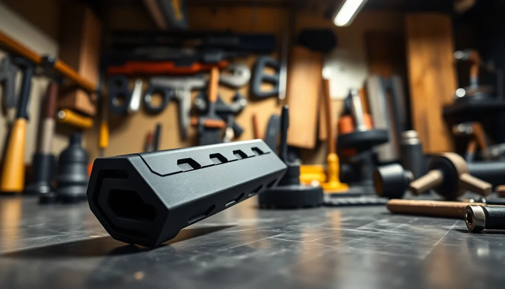 Enhance your grip with this magwell for polymer80 pf940c & pf940v2 frames showcased in a workshop.