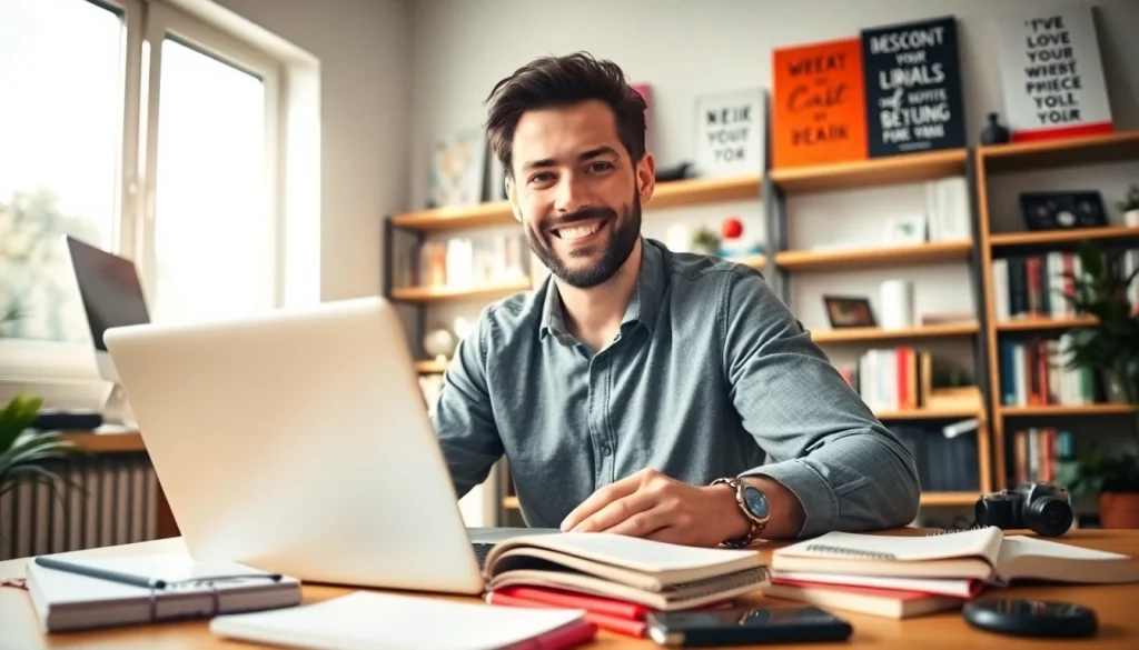 Learn how to get paid for content creation fast in a vibrant workspace with creative tools.