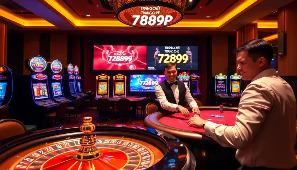 Experience the excitement at Trang chủ 789P with engaging casino games and vibrant atmosphere.
