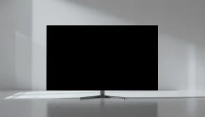 High-quality black screen image for testing and reducing eye strain.