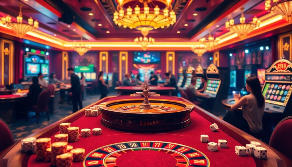 Engage with the thrilling world of gambling at trang chủ lode88 featuring vibrant casino games and interfaces.