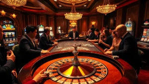 Người chơi tận hưởng cảm giác hồi hộp của các cược cao tại casino CG79, với roulette và các trò chơi bài.