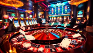 Experience thrilling gaming action at https://soibet.vision/ with vibrant casino visuals filled with excitement.