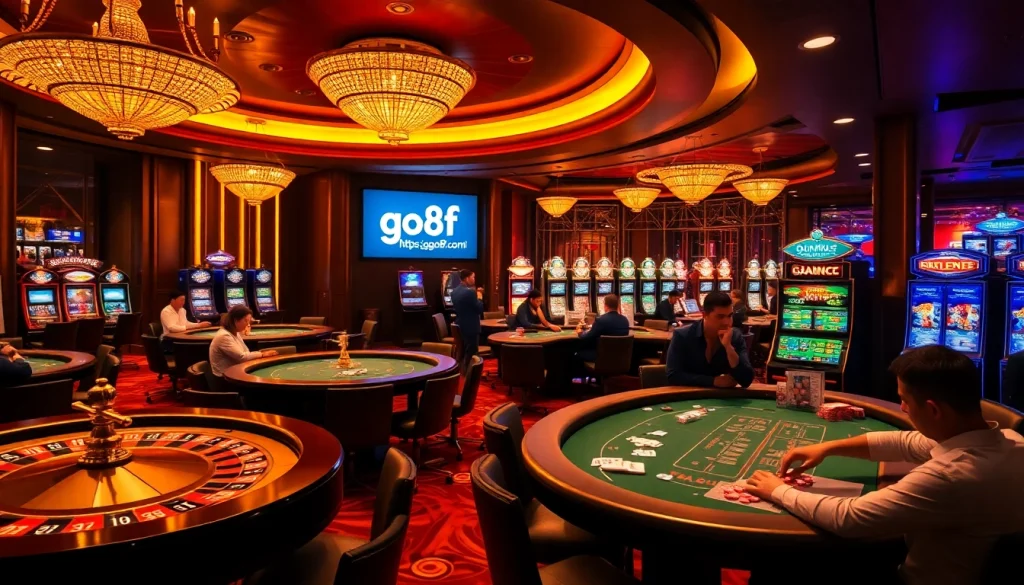 Experience thrilling gambling excitement at https://go8f.com/ with vibrant casino games and poker tables.