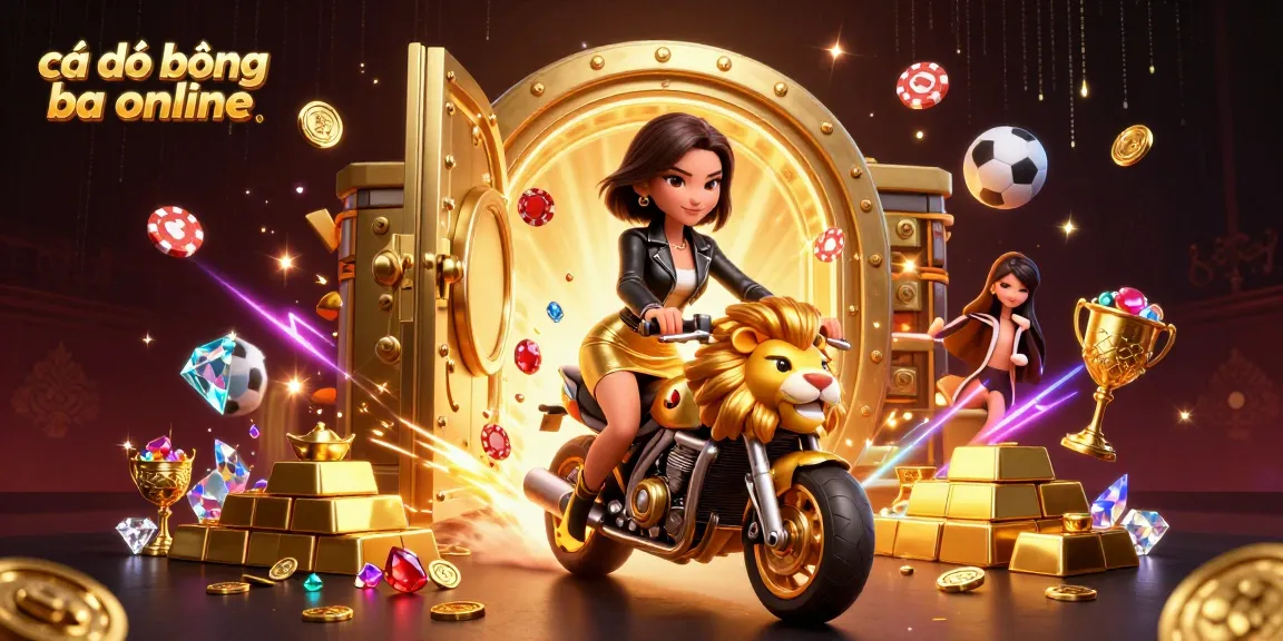 Experience the thrill of cá độ bóng đá online with this vibrant illustration showcasing sports betting and excitement.